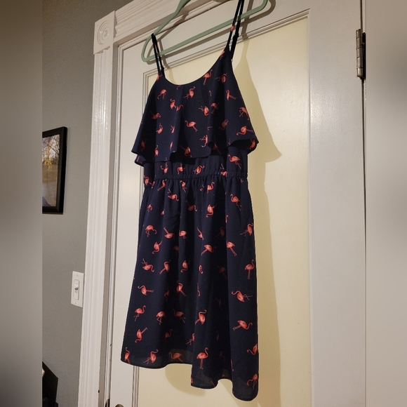 Elle flamingo sundress, size L - Picture 2 of 4